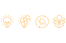 Innovation Icons in yellow